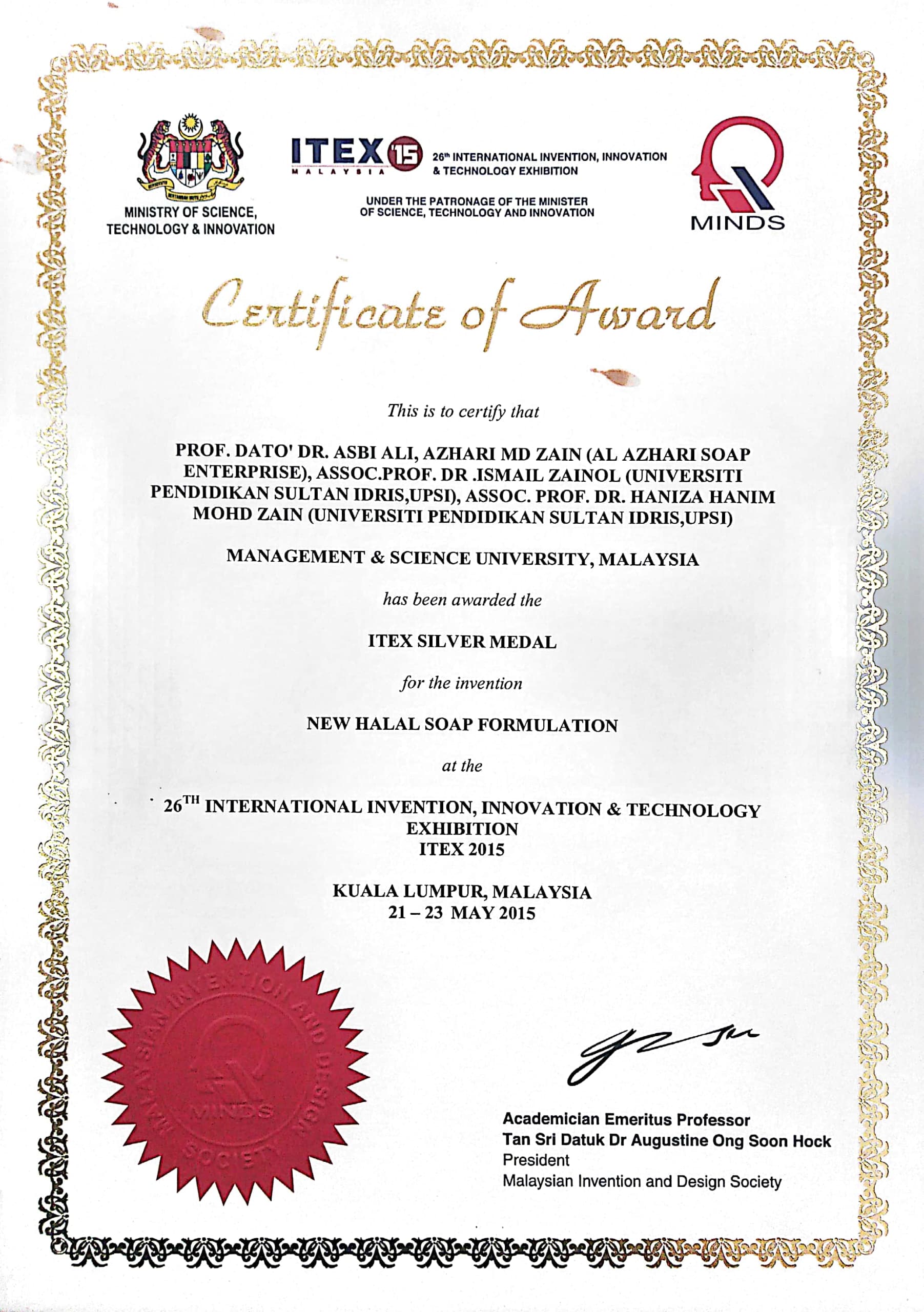award 1